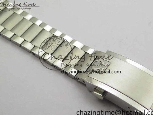 0111 Speedmaster SS Snoopy Apollo OMF Best Edition White Dial on SS Flat link Bracelet Venus Trendy 7882